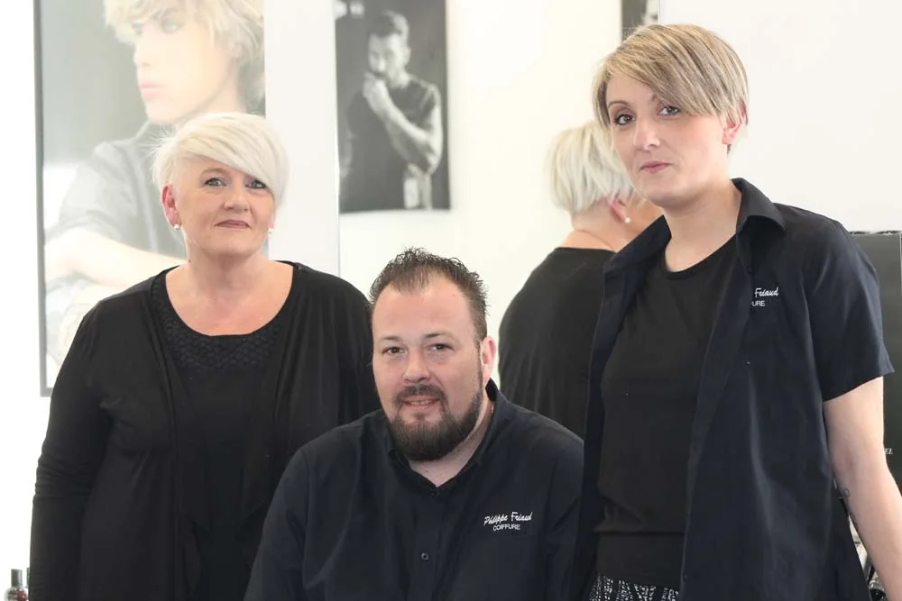 Équipe du salon Philippe Friaud Coiffure Romorantin Centre